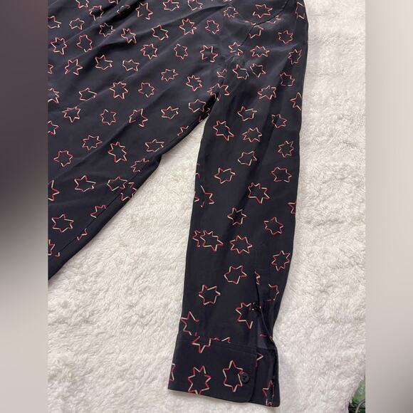 Relative Pi Margarita Star 100% Silk Blouse small - Picture 6 of 11